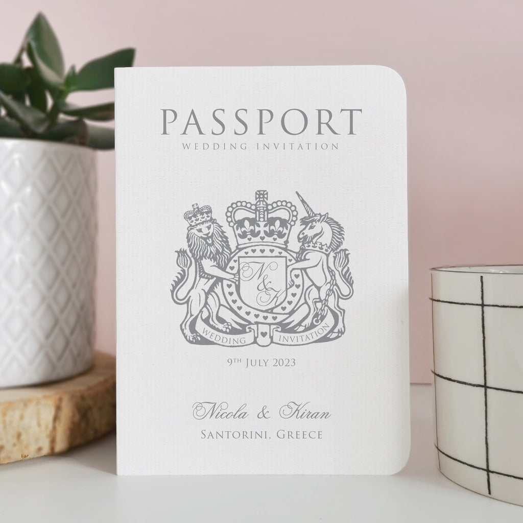 Around the Word Destination Wedding Passport - Ditsy Chic