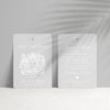 Passport Wedding Save The Date Travel Luggage Tag - Ditsy Chic