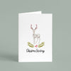 Decorative Folk Reindeer Christmas Card Pack - Ditsy Chic
