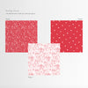 Personalised 'Sending Love' Christmas Card Pack - Ditsy Chic