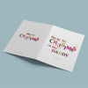 Personalised First Christmas As My Daddy Card - Ditsy Chic