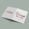 Personalised 'First Year As Mr And Mrs' Christmas Card - Ditsy Chic