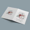 Personalised Floral Wreath Christmas Card Pack - Ditsy Chic