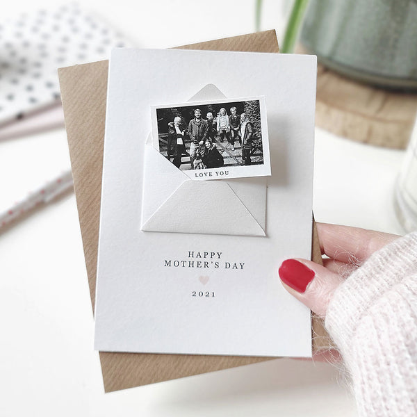 Personalised Happy Mother's Day Photo Card - Ditsy Chic