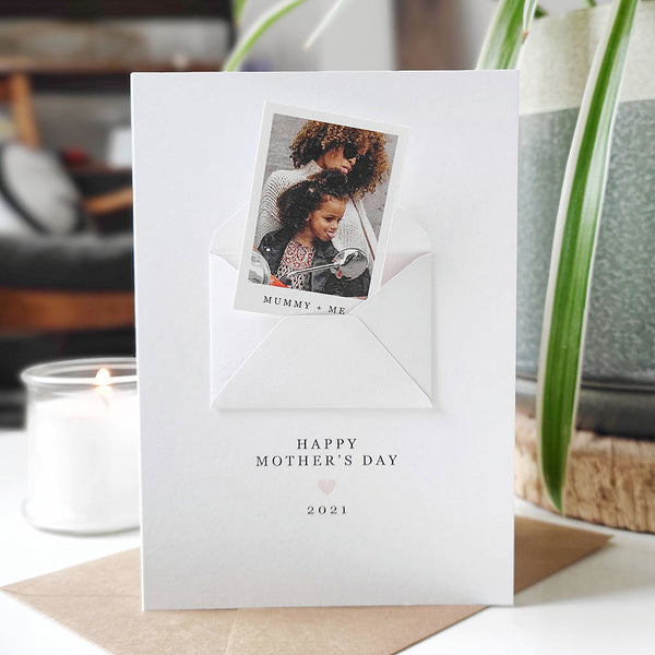Mother's Day Photo Keepsake Card - Ditsy Chic