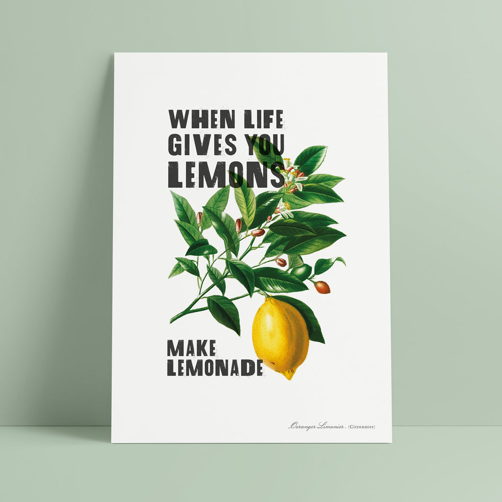 'When Life Gives You Lemons' Print - Ditsy Chic