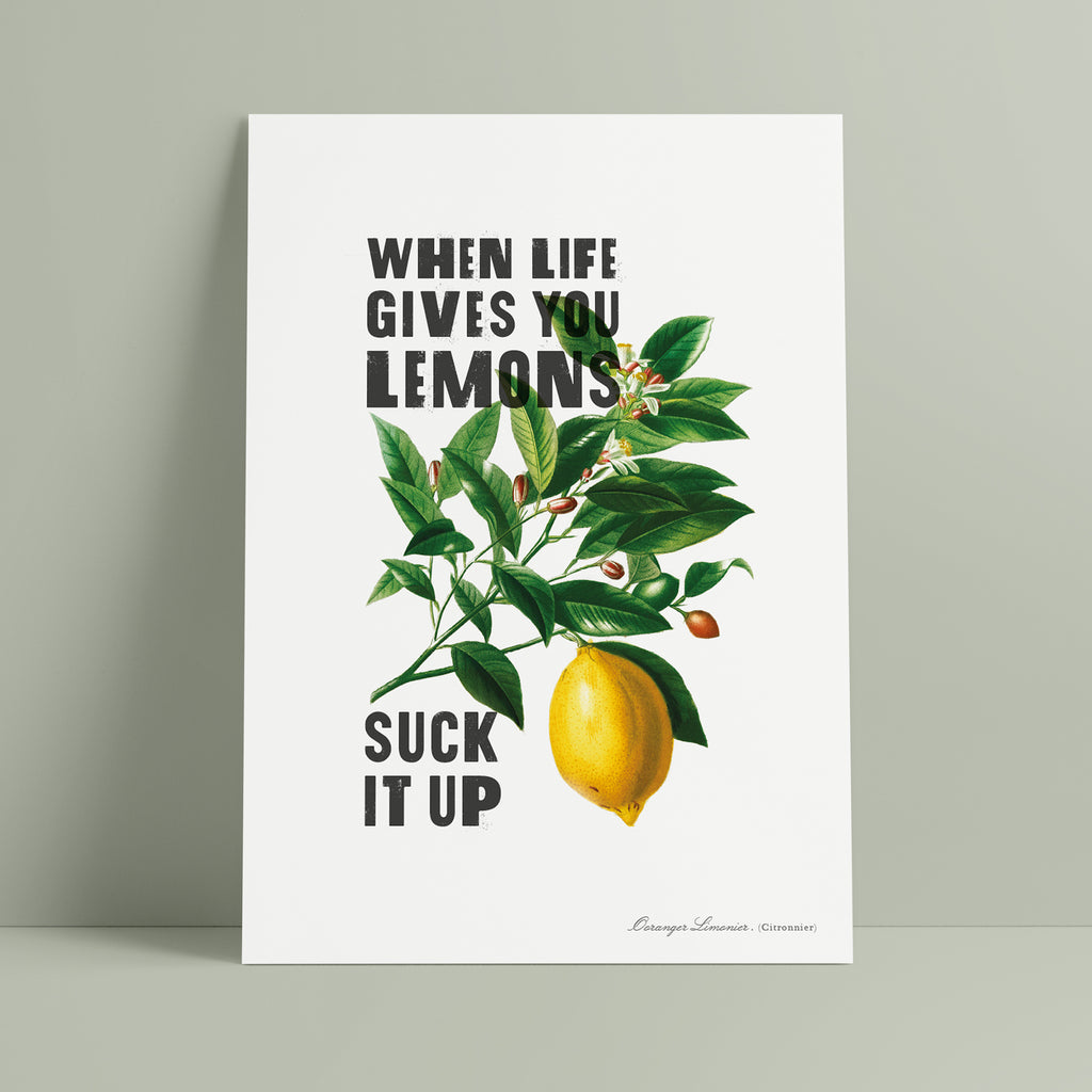 'When Life Gives You Lemons' Print - Ditsy Chic