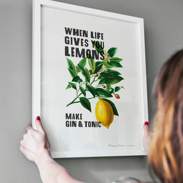 'When Life Gives You Lemons' Print - Ditsy Chic