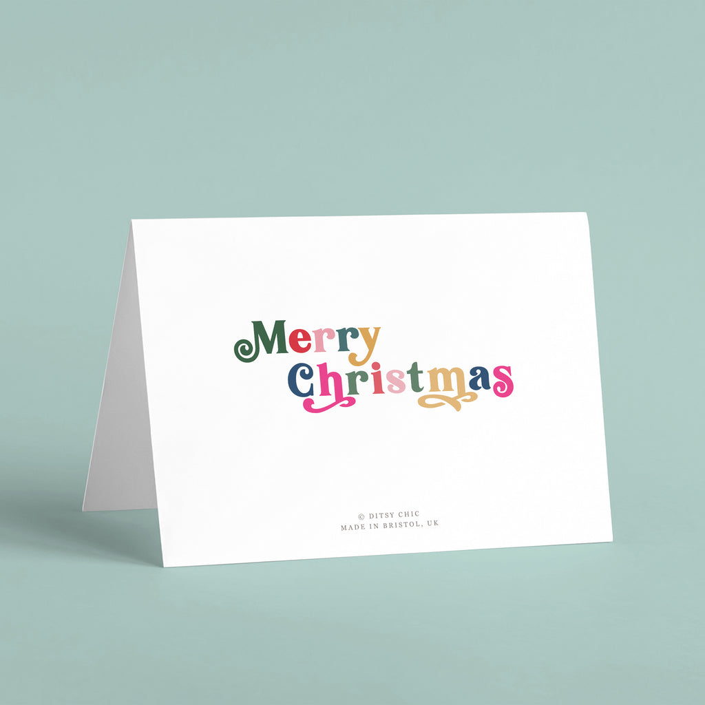 Personalised 'Christmas Cheer' Card Pack - Ditsy Chic