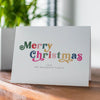 Personalised 'Merry Christmas' Family Name Card Pack - Ditsy Chic