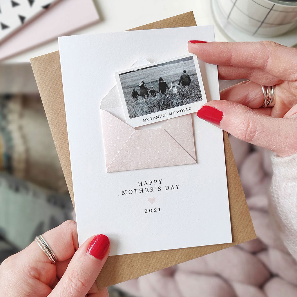 Personalised Mother's Day Photo Card - Ditsy Chic