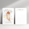 Personalised Photo Baby Announcement Card - Ditsy Chic