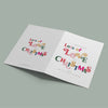 Personalised 'Sending Love' Christmas Card Pack - Ditsy Chic