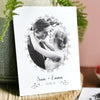 Wedding Photo Personalised Thank You Card - Ditsy Chic