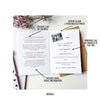 Personalised Wedding Destination Travel Guide Invitation - Ditsy Chic