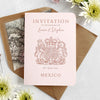Wedding Passport Destination Invitation - Ditsy Chic