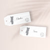 Map Wedding Travel Tag Place Card - Ditsy Chic