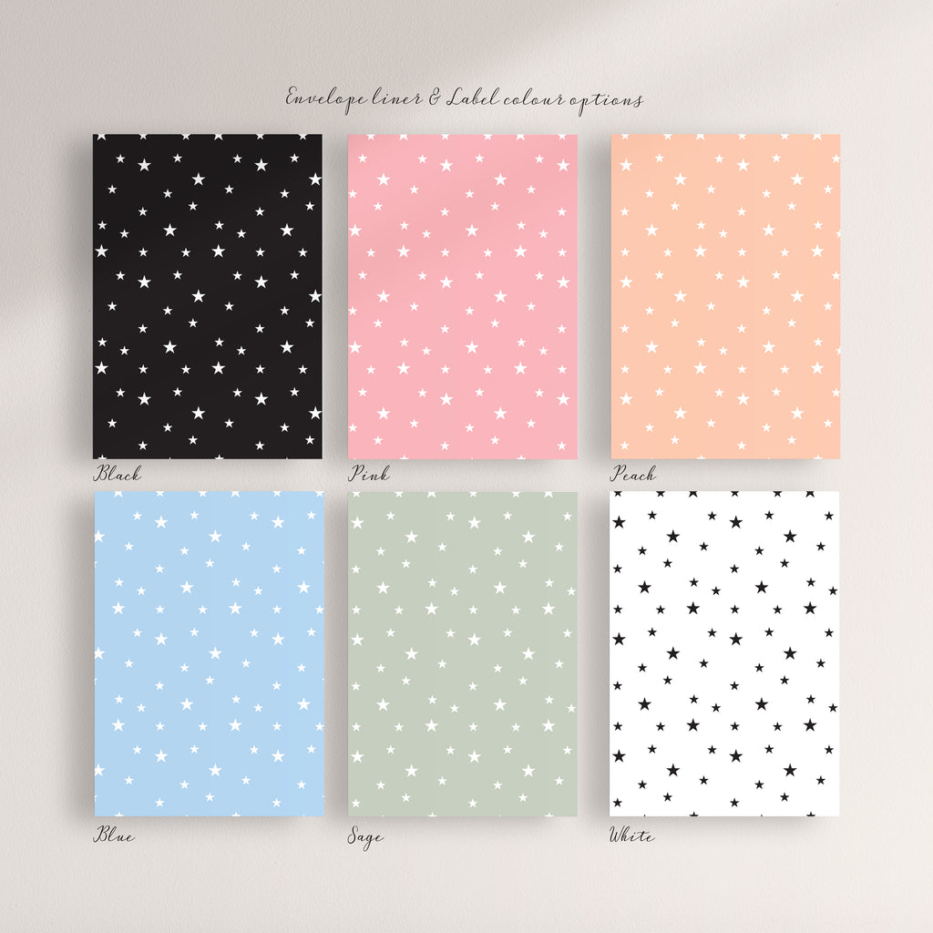 Welcome To The World Personalised Baby Thank You Card - Ditsy Chic