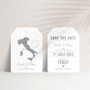 Location Wedding Abroad Save The Date Luggage Tag - Ditsy Chic