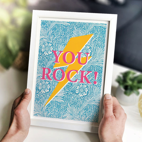 'You Rock' Lightning Bolt Print - Ditsy Chic