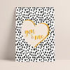 'You & Me' Love Heart Print - Ditsy Chic